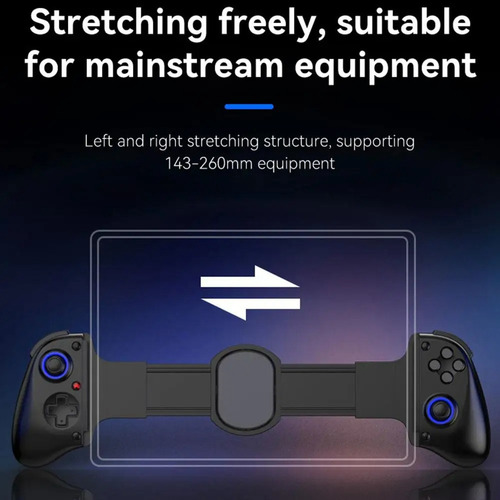 Controlador De Juego Telescópico D11 Rgb Phone Gamepad Con T