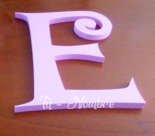 Imagen 4 de 10 de Letras Corporeas 40 Cm Polyfan Carteles Candy Bar Casamiento