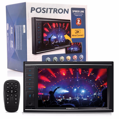 Central Multimídia Pósitron Sp8830 Link Bluetooth Tv Digital