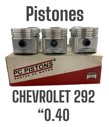 Juego De Pistones  Chevrolet 292 0,40