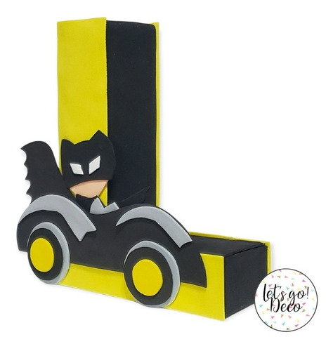 Letras 3d Batman | Superhéroes | Decoración Mesa Candy Bar