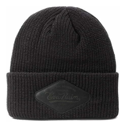 Gorro De Lana Beanie Rocky Premium Negro Eva Rain®