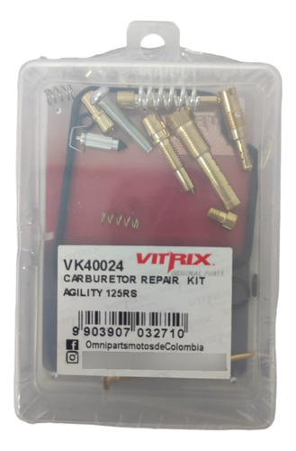 Kit Carburador Agility 125rs Vitrix