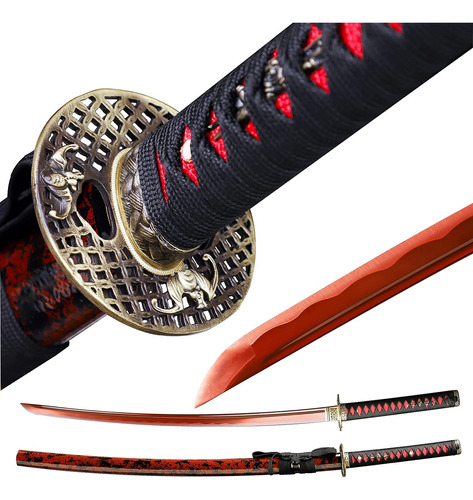 Chengying Katana Sword,real 41 Inch 3.42 Pound Full Tang Whi
