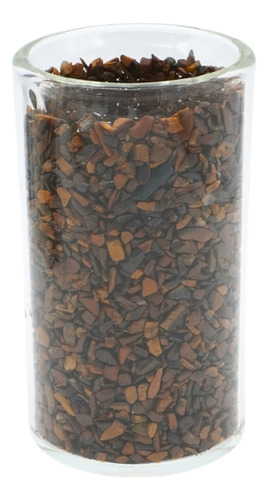 Vaso Doble Pared Con Piedras Mágicas Esotérico Místico Hkt Ojo De Tigre