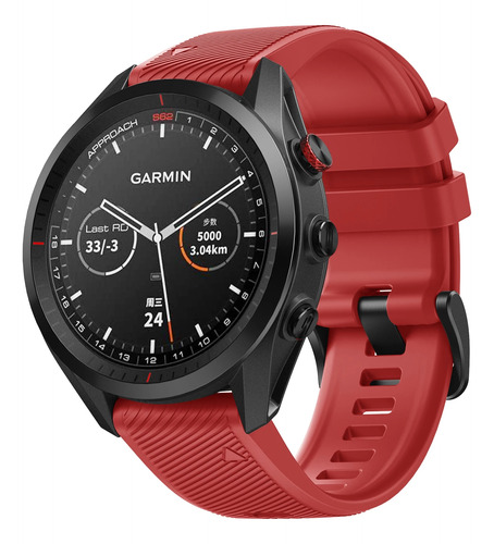 For Garmin Approach S62 Fenix 7/6 22mm Correa De Silicona