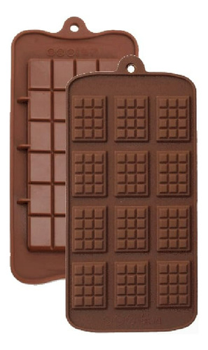 Paquete De 2 Barras De Chocolate De Silicona Y Mini Molde Re