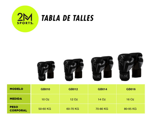 Guantes Boxeo 16 Oz Velcro Kick Importado Box Profesional