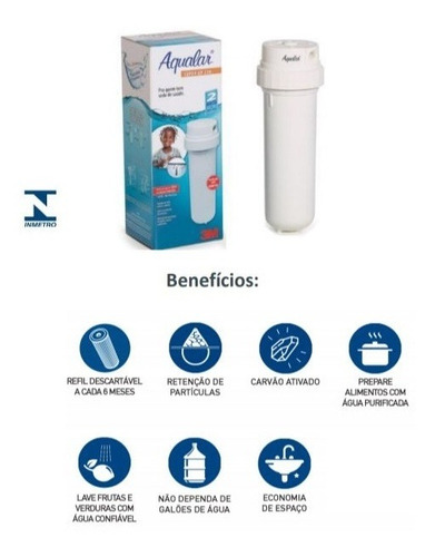 Filtro De Agua 3m Aqualar Ap230 Branco