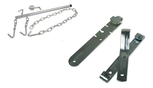 Imagem 1 de 3 de Kit Cerca: Alicate/chave Emendar Arame + Máquina Aramar