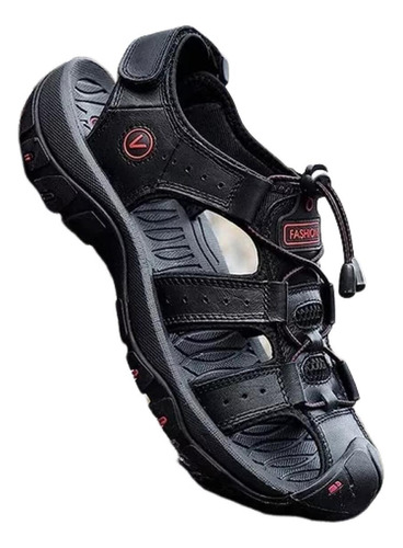 Cuero Genuino Para Zapatos Hombres, Sandalias Gran Tamaño A
