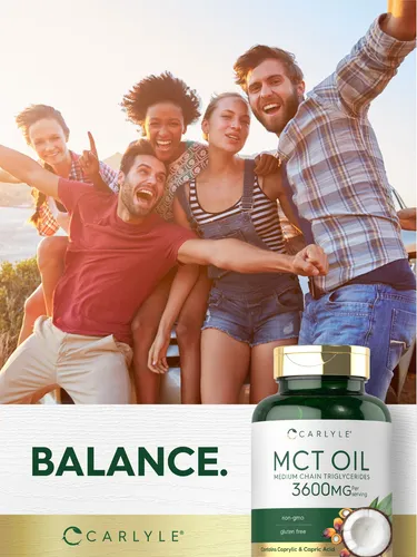 Suplemento Carlyle Mct Oil, Cápsulas, 3600 Mg, 70 Cápsulas B