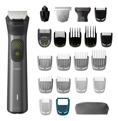 Recortadora Todo En Uno Philips 24 Pzas Color Gris Gris