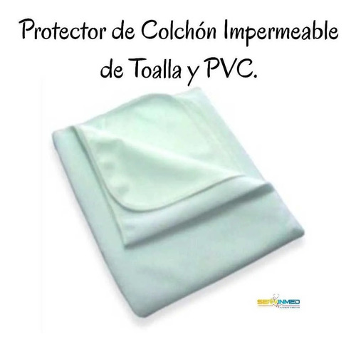 Protector De Colchón Impermeable De Toalla Y Pvc De 1 1 /2 P