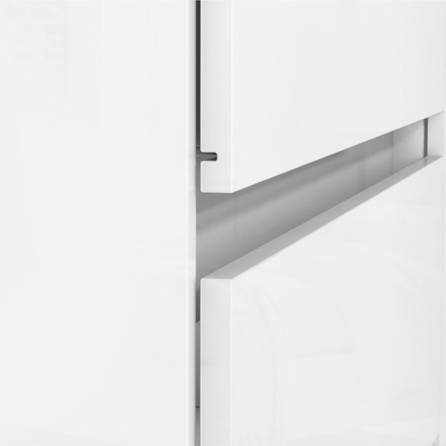 Comoda 4 Gavetas 1 Porta 100 Cm Veg Co028 Branco Neve Mxm