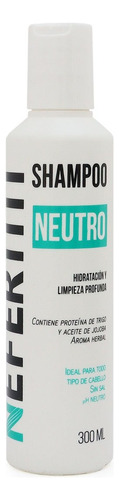 Shampoo Neutro Sin Sal  Nefertiti Limpieza Profunda 300ml