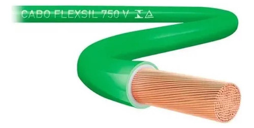 Cabo Flexivel 006.00mm 750v Verde 20mts Sil