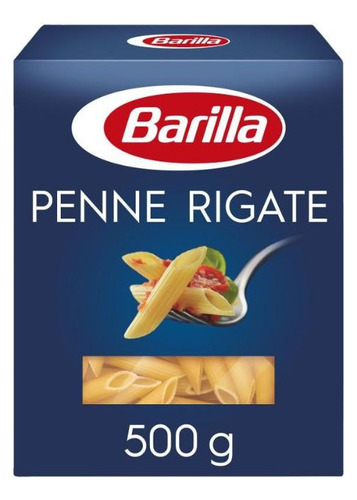 Macarrão De Sêmola Grano Duro Penne Rigate 73 Barilla 500g