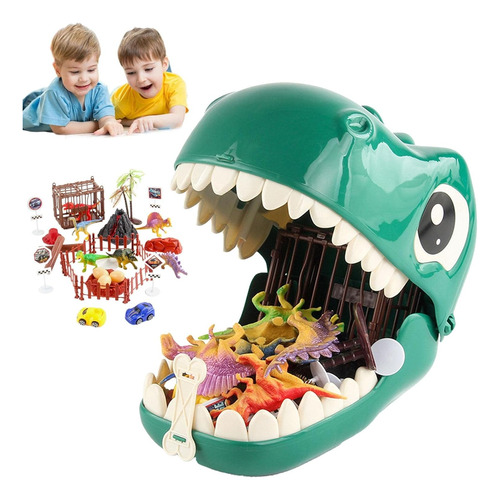 Juguete De Mochila De Dinosaurio Almacenaje Para Niños 32pz