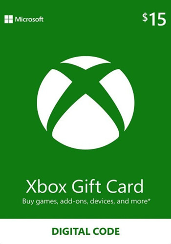 Tarjeta Digital - Xbox Gift Card 15 Usd - Solo Cuenta Eeuu 