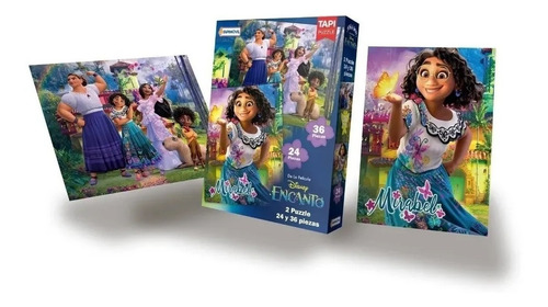 Puzzle Rompecabezas Disney Encanto 24 Y 36 Piezas Original