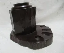 Comprar Pipero Porta Pipas Madera Tallada Para 4 Pipas Y Para Tabaco