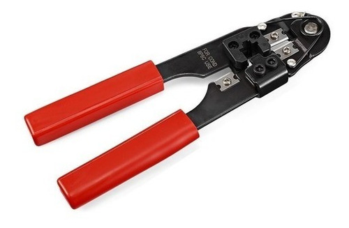 Crimpeadora Rj45 Metalica. Color Rojo