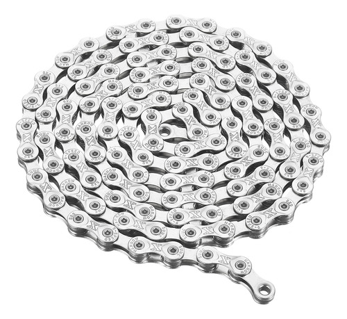 Cadena De Bicicletas 9v Para Shimano Sram 116e Plata