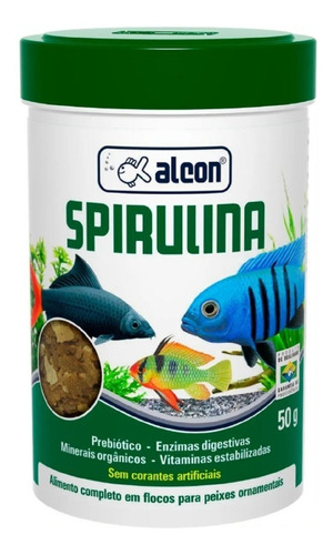 Ração Alcon Spirulina Flakes 50g