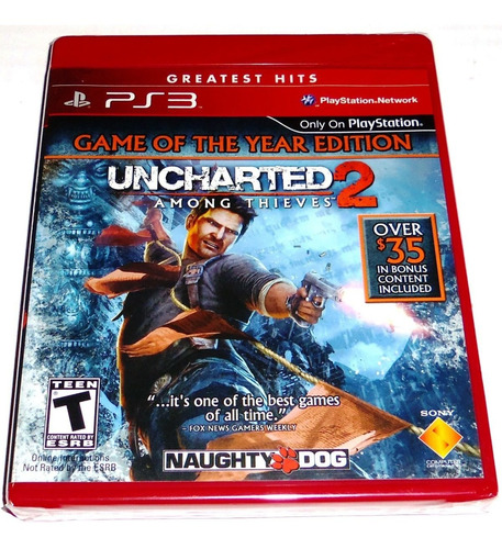 Videojuego Uncharted 2 Among Thieves Goty Ps3 Físico Sellado (Usado)