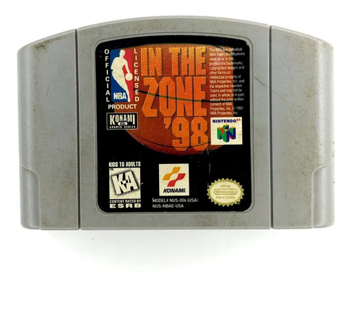 Nba In The Zone '98 -- Juego Original Nintendo 64