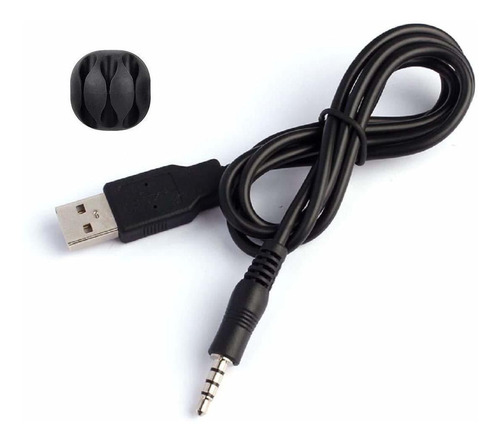 Conector De Audio Aux Macho De 3.5 Mm A Usb 2.0 Adaptador D