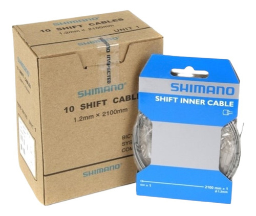 Guaya Cable Shimano Para Cambio/shift Mtb Y Ruta (x10 Unds)