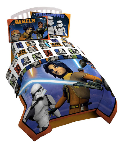 Juego De Sábanas De 3 Piezas De Star Wars Rebels