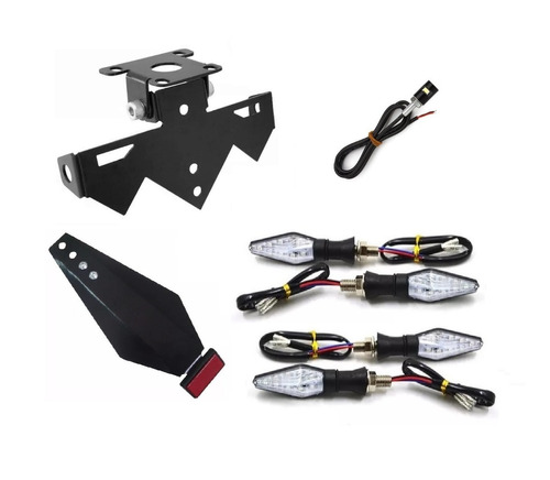 Suporte Z1000 Com Iluminação Placa 4 Mini Pisca E Para-barro