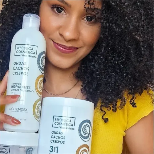 Kit Shampoo 500ml + Máscara 950g Vixe Mainha Gllendex | MercadoLivre