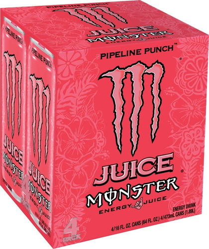 Monster Energy Pipeline Punch 473ml Pack 4 Importado