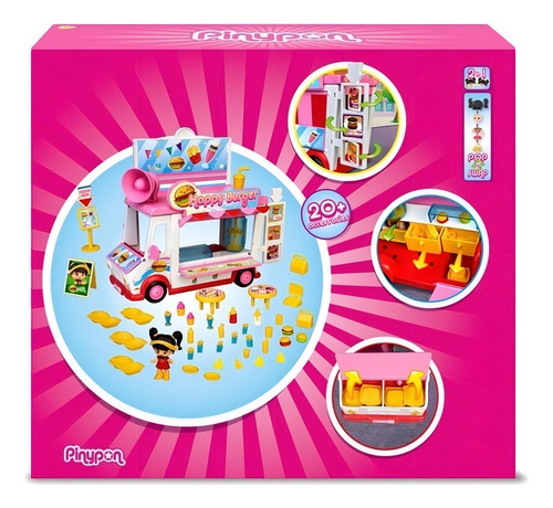 Pinypon Set 2 En 1 Happy Burger