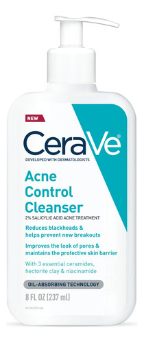 Limpiador Facial Cerave Antiacné 237 Ml Crema