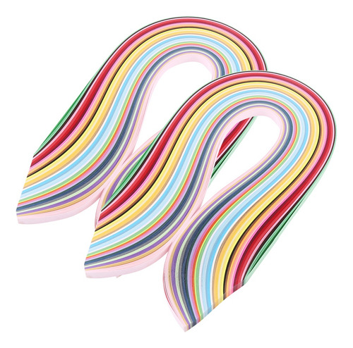Tiras De Papel De Quilling Uk Plug Diy, Multicolor, 720 Unid
