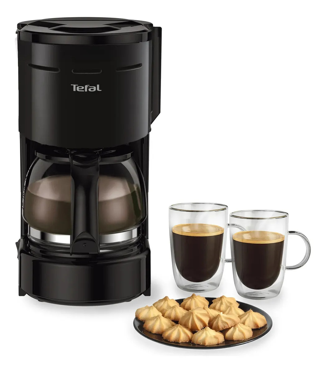 Cafetera T-fal® Cm3218mx Negra Heliora 4 Tazas Modelo