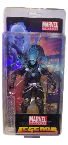 Figura Marvel Legends Ghost Rider Teraxx Wave 6  Llama Azul 