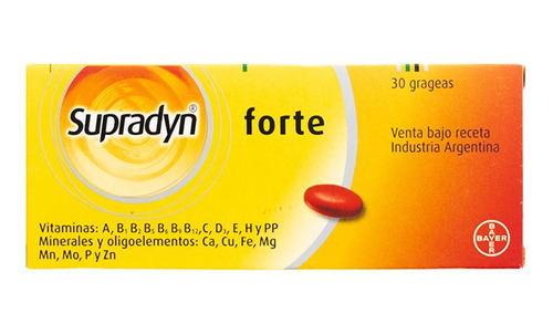 Supradyn Forte 30 Grageas