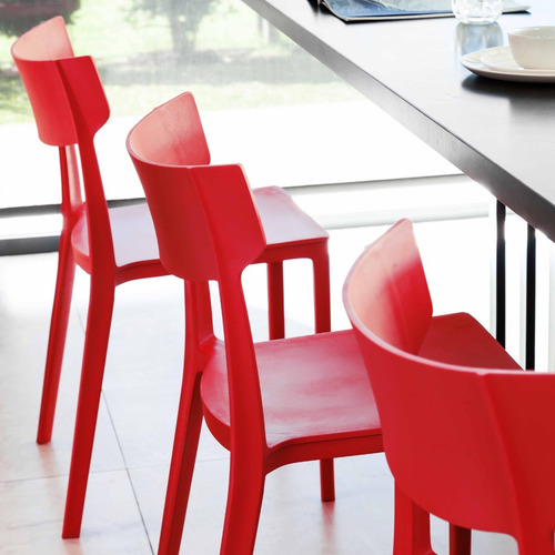 Imagen 4 de 6 de Silla De Comedor Rio Apilable Apta Jardín Y Exterior
