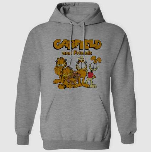 Sudadera Garfield Y Amigos Queridos