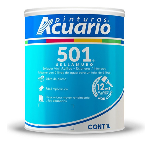 Sellador Vinílico 501 1 Litro Acuario Sa90610