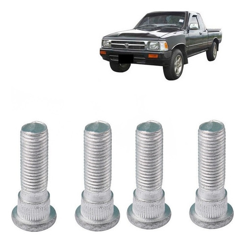 Set 4  Perno Rueda Del Para Toyota Hilux 2.2 1989 1993