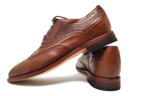 Zapato De Hombre Fina Piel Natural Artesanal Goodyear Welt