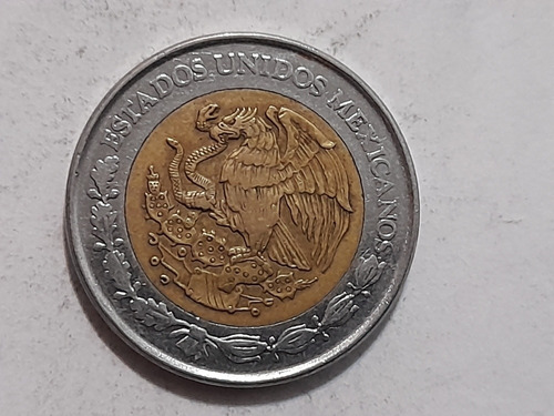 Moneda México 1993 Bimetalica 1 Peso (x381.