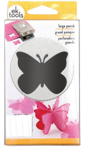 Ek Tools Punch Butterfly 1.75 | Perforadora Mariposa Gde Color Gris Forma de la perforación Círculo